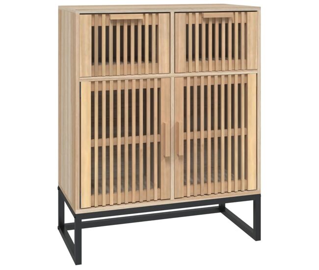 Vidaxl aparador de madera contrachapada 60x30x75 cm
