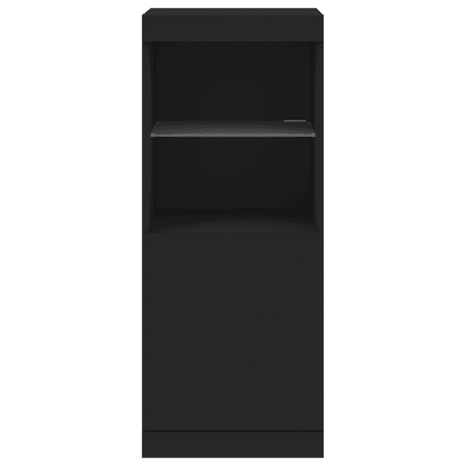 vidaXL Aparador com luzes LED 41x37x100 cm preto
