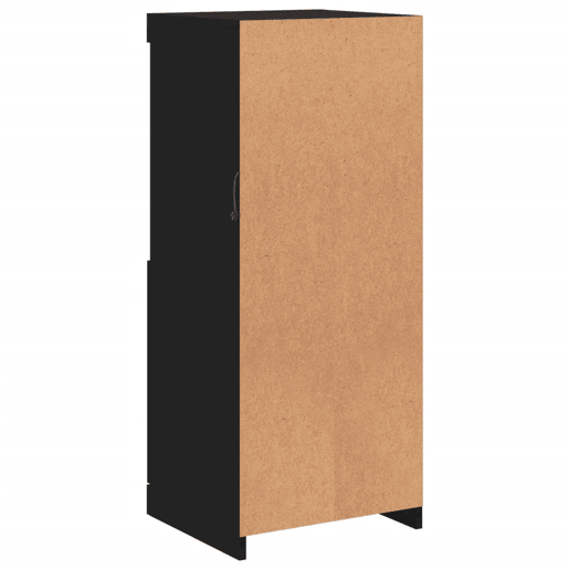 vidaXL Aparador com luzes LED 41x37x100 cm preto