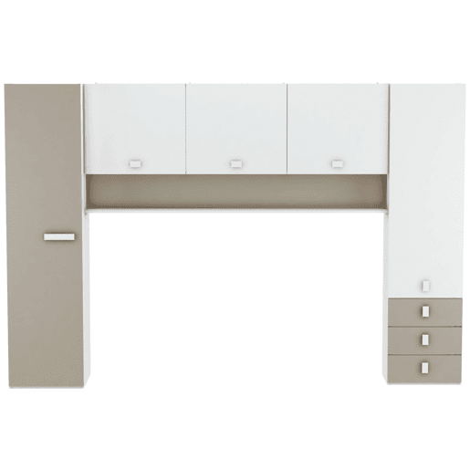 Guarda-roupa infantil Tidy Bridge Youth para quarto infantil 304x203cm Guarda-roupa infantil Tidy Bridge Youth para quarto infantil 304x203cm