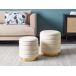 Beliani Puf GARLAND Beliani Puf GARLAND Beige
