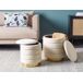 Beliani Puf GARLAND Beliani Puf GARLAND Beige