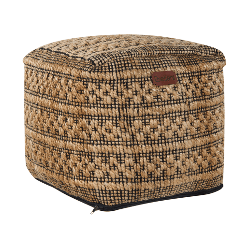 Pufe MABULA Juta Creme 40 cm 40 cm 40 cm