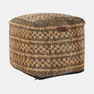 Pufe MABULA Juta Creme 40 cm 40 cm 40 cm