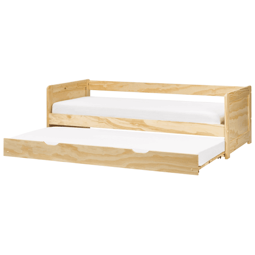 Cama gavetão Pinho GRAVELINES 90 x 200 cm Castanho claro