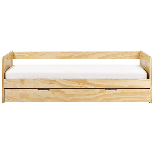 Cama gavetão Pinho GRAVELINES 90 x 200 cm Castanho claro