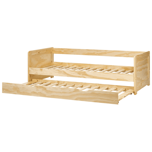 Cama gavetão Pinho GRAVELINES 90 x 200 cm Castanho claro
