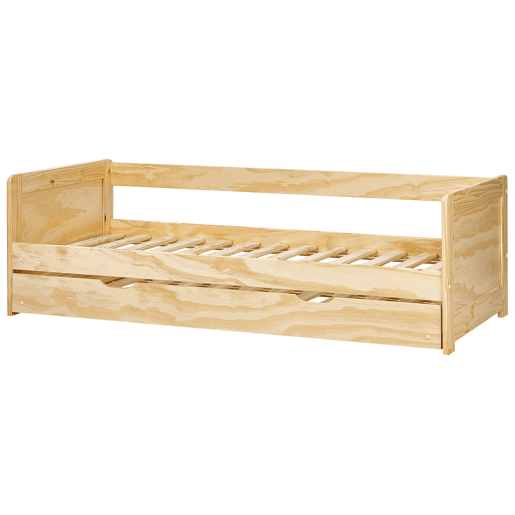 Cama gavetão Pinho GRAVELINES 90 x 200 cm Castanho claro