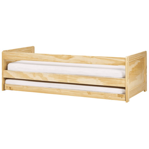 Cama gavetão Pinho GRAVELINES 90 x 200 cm Castanho claro