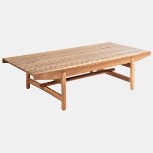 Mesa de centro de jardim GIAVENO 145 cm 79 cm Madeira de acácia Castanho
