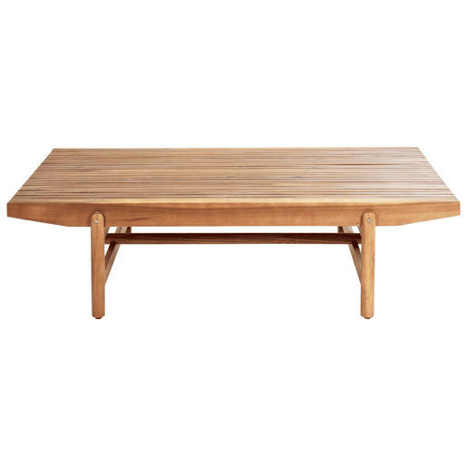 Mesa de centro de jardim GIAVENO 145 cm 79 cm Madeira de acácia Castanho