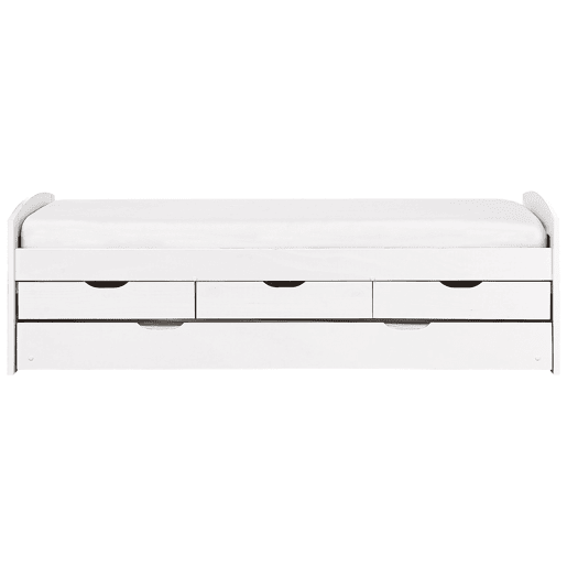 Cama gavetão Pinho PETIVILLE 90 x 200 cm Branco