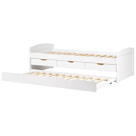 Cama gavetão Pinho PETIVILLE 90 x 200 cm Branco