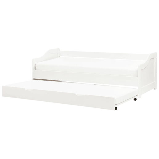 Cama gavetão Pinho LUNERAY 90 x 200 cm Branco