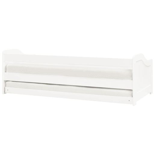 Cama gavetão Pinho LUNERAY 90 x 200 cm Branco