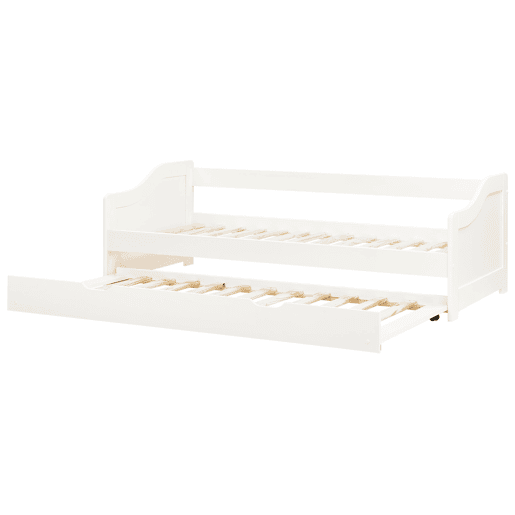 Cama gavetão Pinho LUNERAY 90 x 200 cm Branco