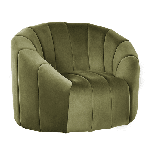 Conjunto de sala de estar MALUNG Veludo Verde escuro 6 lugares