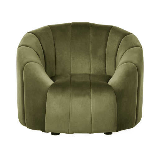 Conjunto de sala de estar MALUNG Veludo Verde escuro 6 lugares