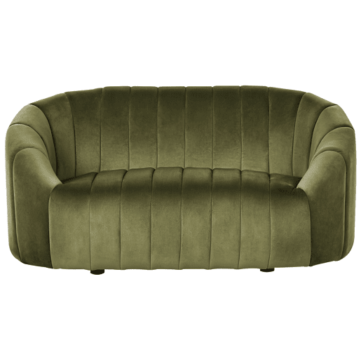 Conjunto de sala de estar MALUNG Veludo Verde escuro 6 lugares