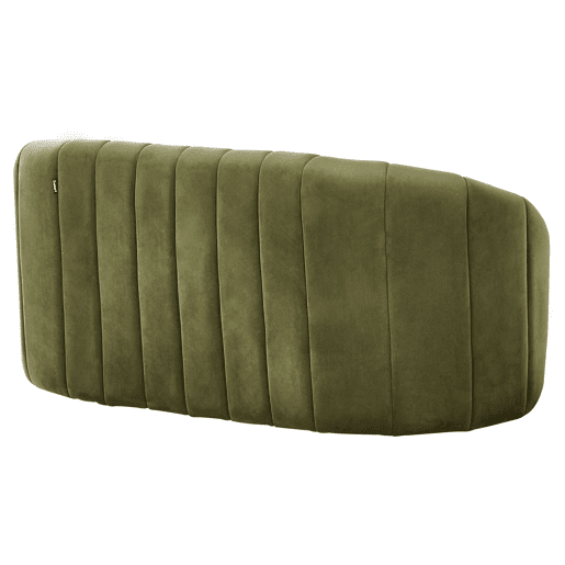 Conjunto de sala de estar MALUNG Veludo Verde escuro 6 lugares