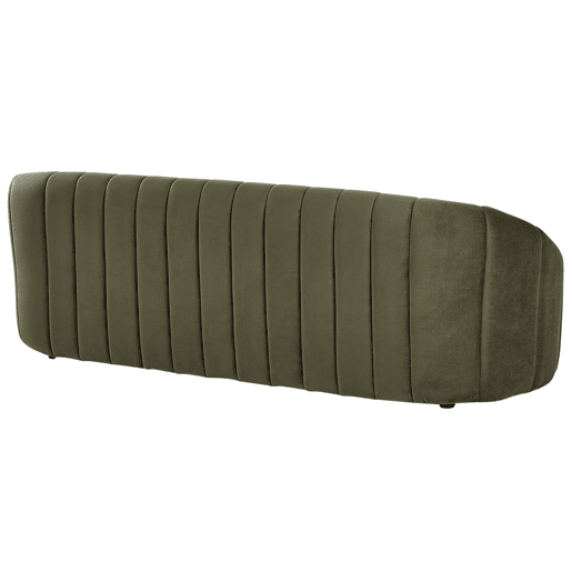Conjunto de sala de estar MALUNG Veludo Verde escuro 6 lugares