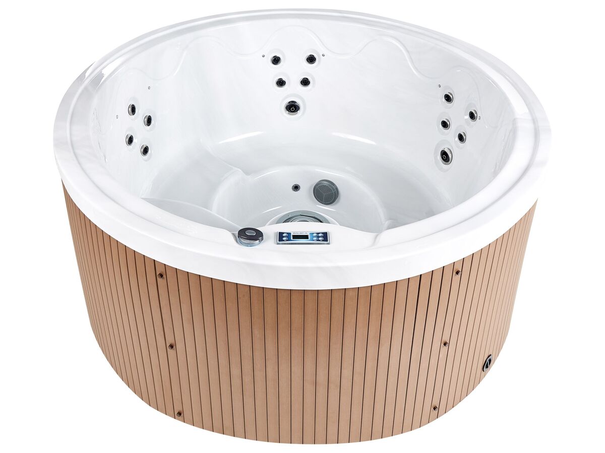Beliani Bañera de exterior MARFIL