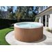 Beliani Bañera de exterior MARFIL Beliani Bañera de exterior MARFIL Blanco/ Madera