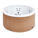 Beliani Bañera de exterior MARFIL Beliani Bañera de exterior MARFIL Blanco/ Madera