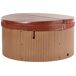 Beliani Bañera de exterior MARFIL Beliani Bañera de exterior MARFIL Blanco/ Madera