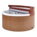 Beliani Bañera de exterior MARFIL Beliani Bañera de exterior MARFIL Blanco/ Madera