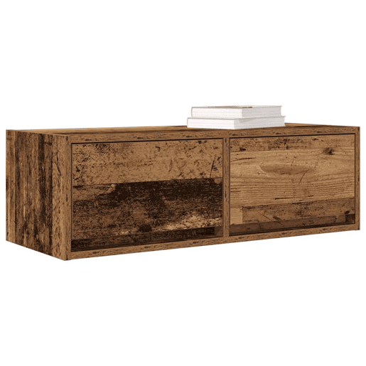 móveis de TV - Armários TV 2pcs 80x31x25,5cm deriv. madeira madeira velha