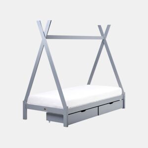 Beliani Cama para crianças com gavetas Pinho DEVAY