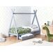 Beliani Cama infantil con cajones Madera de pino DEVAY 99x208 Beliani Cama infantil con cajones Madera de pino DEVAY 99x208 Gris