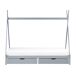 Beliani Cama infantil con cajones Madera de pino DEVAY 99x208 Beliani Cama infantil con cajones Madera de pino DEVAY 99x208 Gris