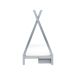 Beliani Cama infantil con cajones Madera de pino DEVAY 99x208 Beliani Cama infantil con cajones Madera de pino DEVAY 99x208 Gris