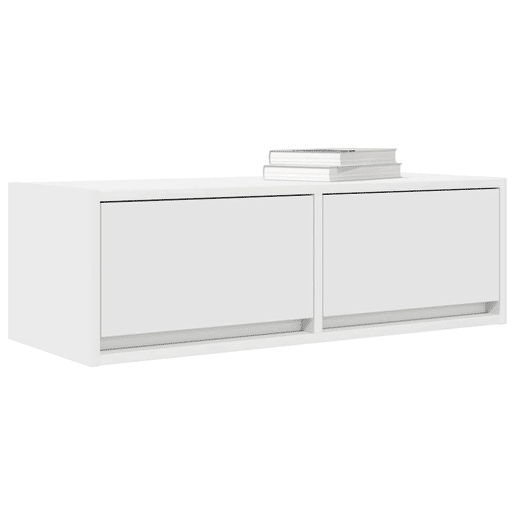 móveis de TV - Armários TV 2 pcs 80x31x25,5 cm deriv. madeira branco