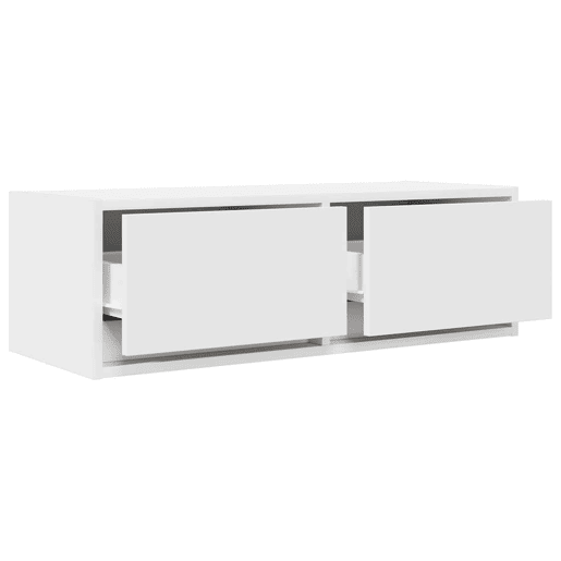 móveis de TV - Armários TV 2 pcs 80x31x25,5 cm deriv. madeira branco
