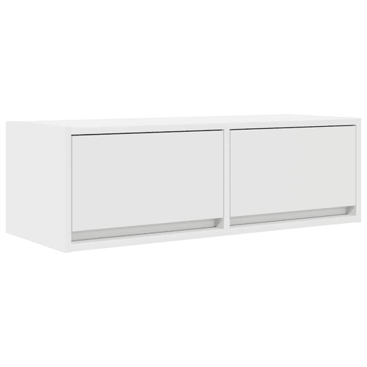 móveis de TV - Armários TV 2 pcs 80x31x25,5 cm deriv. madeira branco