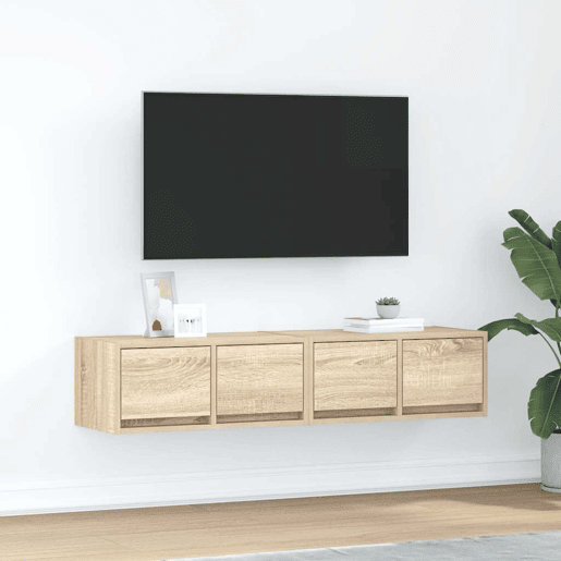 móveis de TV - Armários TV 2pcs 60x31x25,5cm deriv. madeira carvalho sonoma