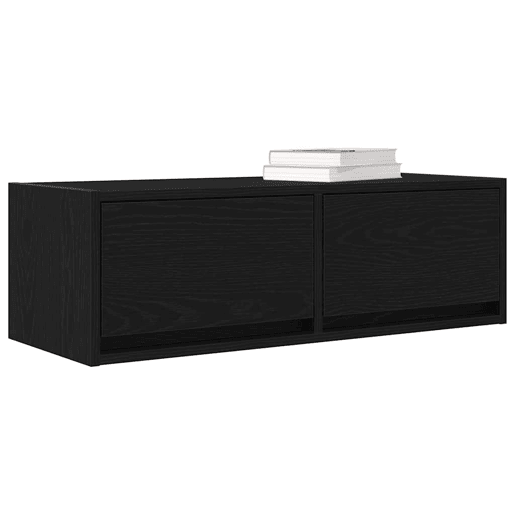 móveis de TV - Armários TV 2pcs 80x31x25,5cm deriv. madeira carvalho preto