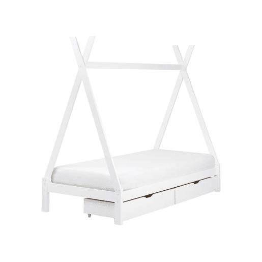 Beliani Cama para crianças com gavetas Pinho DEVAY Beliani Cama para crianças com gavetas Pinho DEVAY