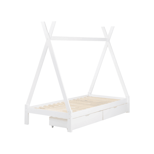 Beliani Cama para crianças com gavetas Pinho DEVAY Beliani Cama para crianças com gavetas Pinho DEVAY