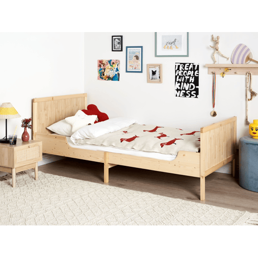 Beliani Cama infantil extensível Pinho MONTIGNY