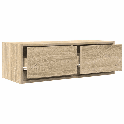 móveis de TV - Armários TV 2pcs 80x31x25,5cm deriv. madeira carvalho sonoma