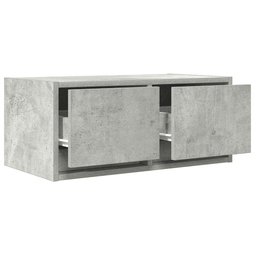 móveis de TV - Armários TV 2pcs 60x31x25,5cm madeira processada cinza cimento