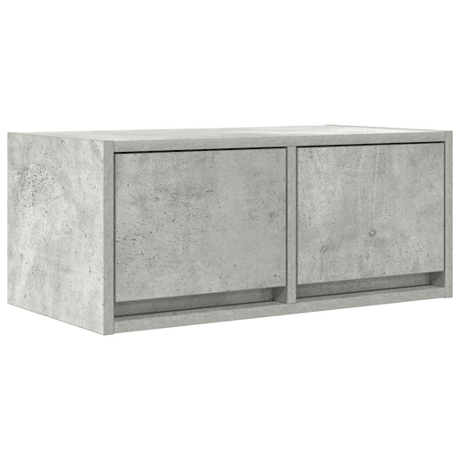 móveis de TV - Armários TV 2pcs 60x31x25,5cm madeira processada cinza cimento