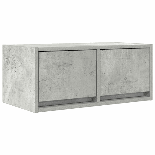 Móvel de TV - Modulo de TV - Armário de TV 60x31x25,5 cm derivados de madeira cinza cimento
