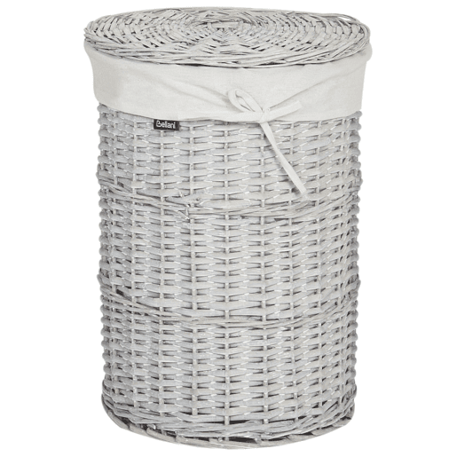 Conjunto de 5 cestos VAKARI Madeira de salgueiro Branco