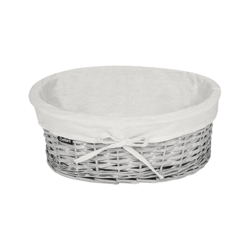 Conjunto de 5 cestos VAKARI Madeira de salgueiro Branco