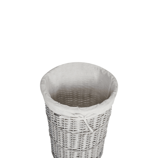 Conjunto de 5 cestos VAKARI Madeira de salgueiro Branco